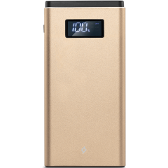 ttec AlumiSlim LCD QC 3.0 10.000mAh Taşınabilir Şarj Aleti / Powerbank Altın - 2BB145A