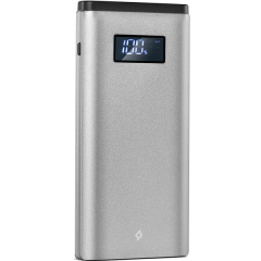 ttec AlumiSlim LCD QC 3.0 10.000mAh Taşınabilir Şarj Aleti / Powerbank Uzay Grisi - 2BB145UG