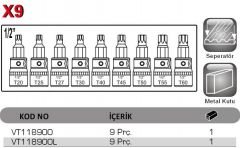 1/2'' LOKMALI TORX UÇ TAKIMI VT11900