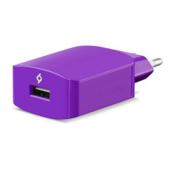 ttec SpeedCharger Seyahat Şarj Aleti 2.1A Lightning Kablolu Mor - 2SCS01LMR