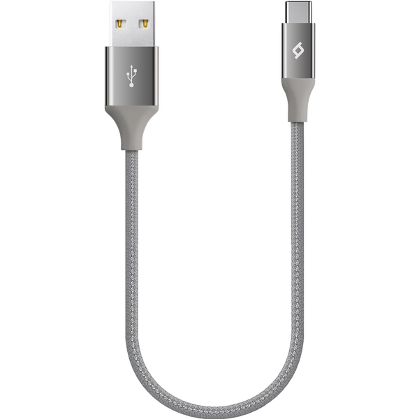 ttec AlumiCable Mini 30cm Type-C Şarj Kablosu Uzay Grisi - 2DK26UG
