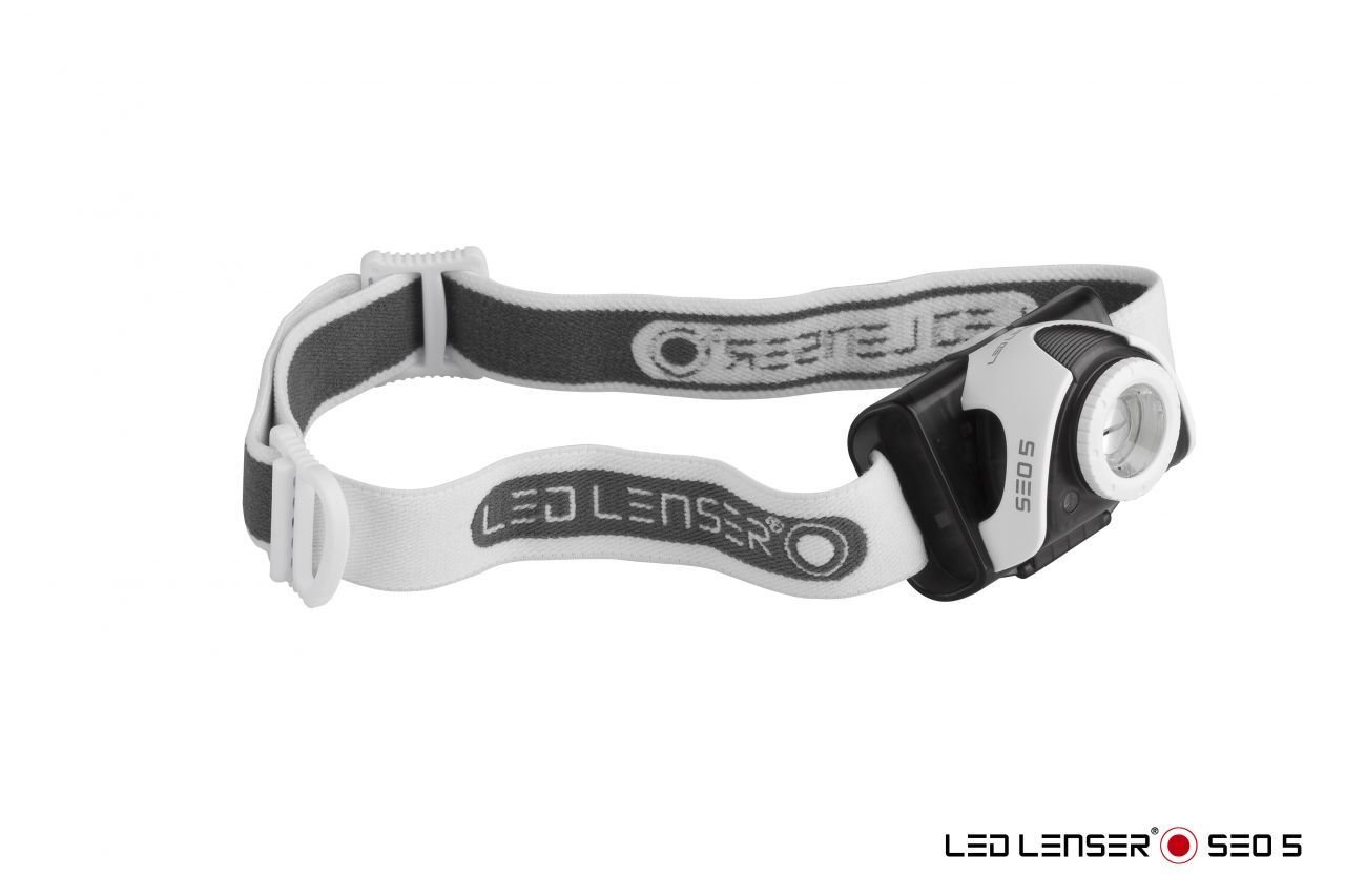 Led Lenser SEO 5 Kafa Feneri (Gri)