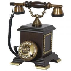 Saray Konak Ceviz Ahşap Telefon