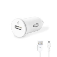 ttec Compact Araç Şarj Aleti Micro USB 1000 mA Beyaz - 2CKC01B