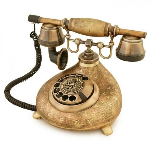 Damla Ferforje Porselen Telefon