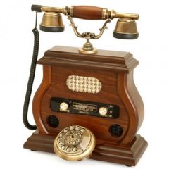 Eskitme Ceviz Radyolu Telefon